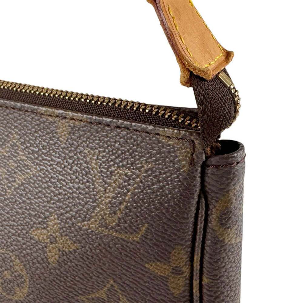 LOUIS VUITTON Brown Monogram Canvas Pochette Mini Bag - Picture 7 of 12